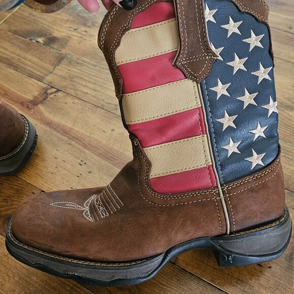Durango cowgirl American flag boots - Picture 9 of 11